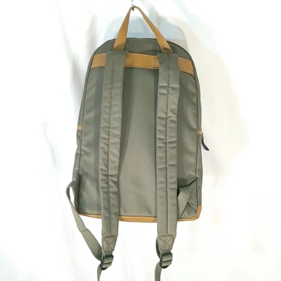 Tommy Hilfiger Olive Green Canvas Backpack - Picture 5 of 9